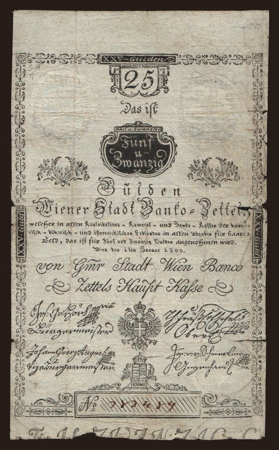 25 Gulden, 1800