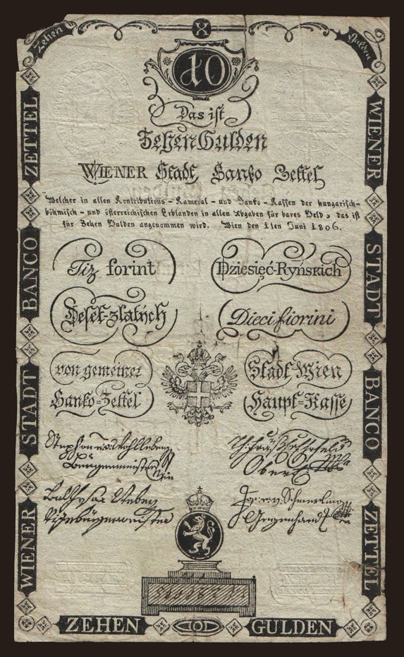 10 Gulden, 1806