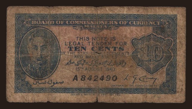 10 cents, 1940
