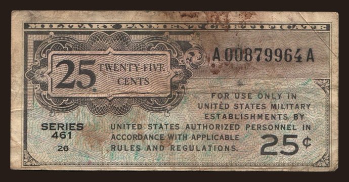 MPC, 25 cents, 1946