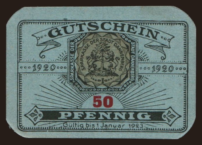 Dannenberg, 50 Pfennig, 1920