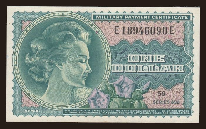 MPC, 1 dollar, 1970