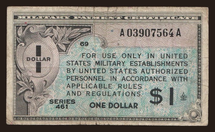 MPC, 1 dollar, 1946