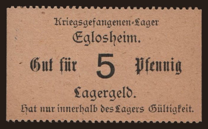 Eglosheim, 5 Pfennig, 191?