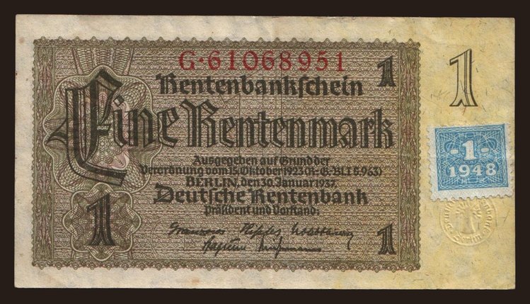 1 Rentenmark, 1937(48)