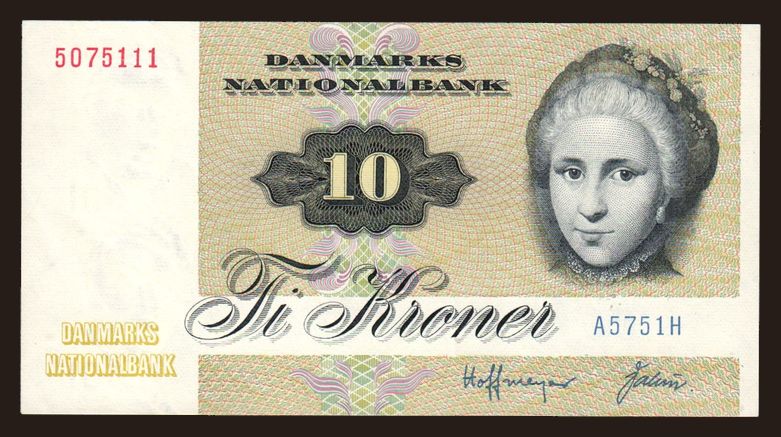 10 kroner, 1975