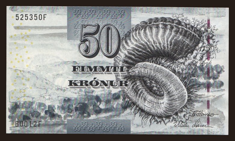 50 kronur, 2001