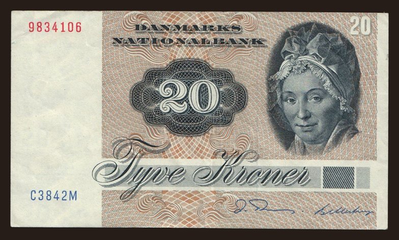 20 kroner, 1984