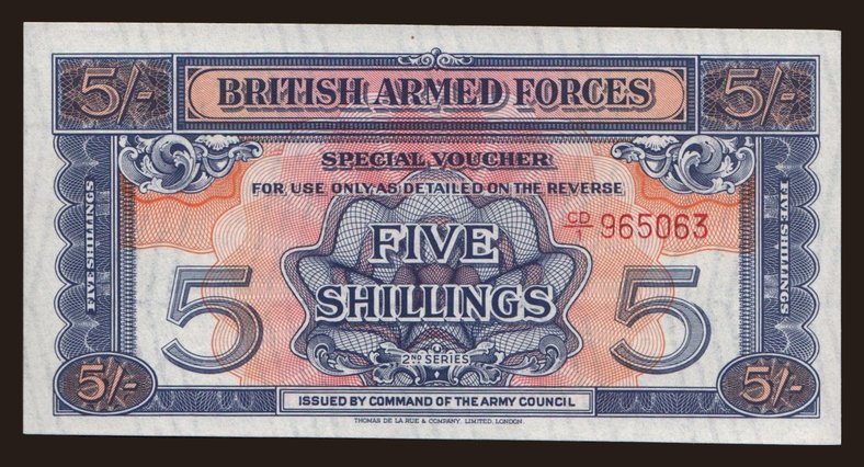 BAF, 5 shillings, 1948