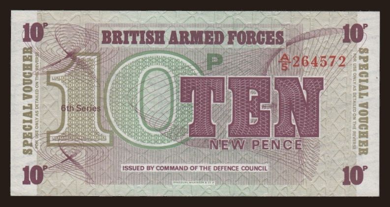 BAF, 10 pence, 1972