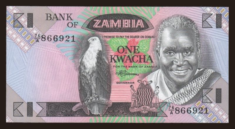 1 kwacha, 1986