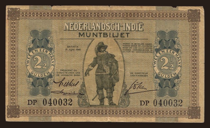 2 1/2 gulden, 1940