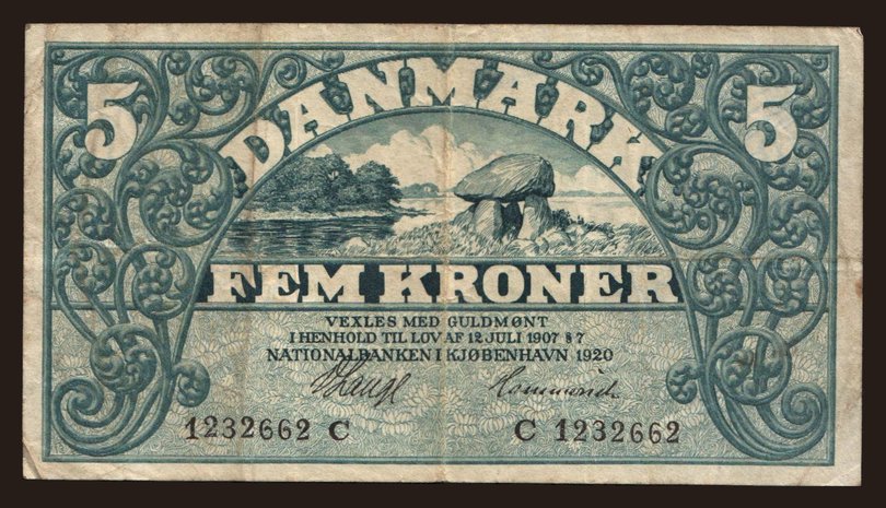 5 kroner, 1920