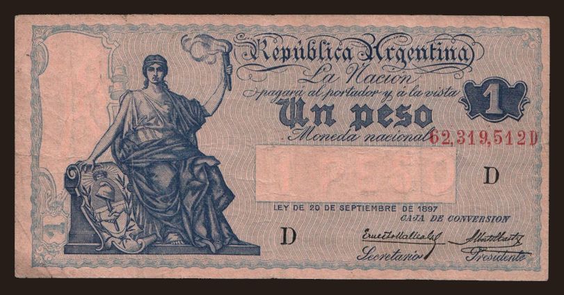 1 peso, 1925