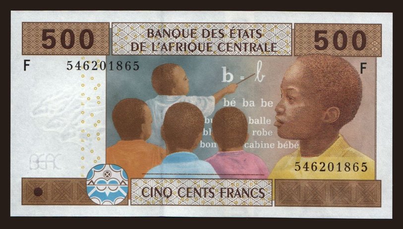 Equatorial Guinea, 500 francs, 2002