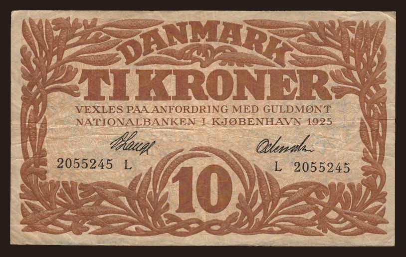 10 kroner, 1925
