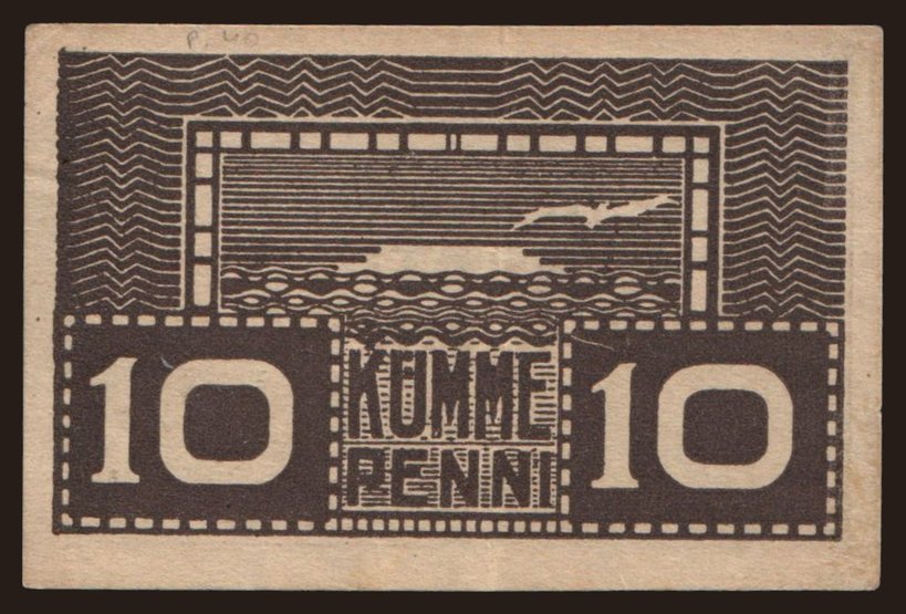 10 penni, 1919