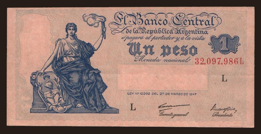 1 peso, 1948