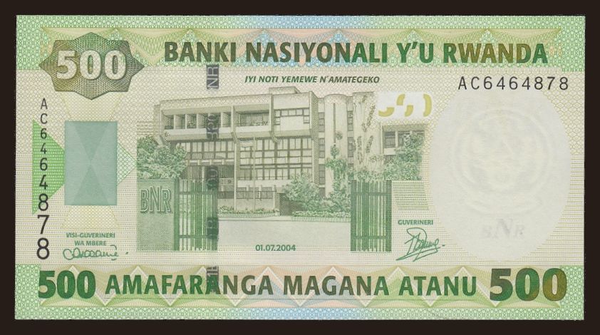 500 francs, 2004