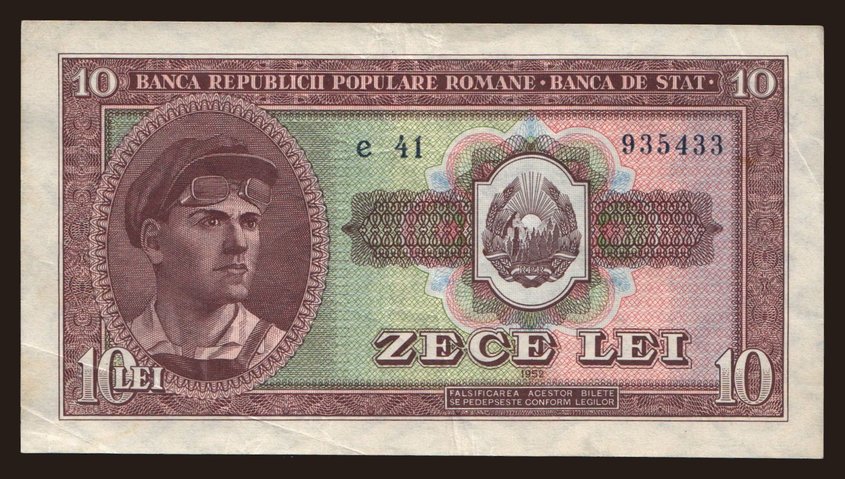 10 lei, 1952