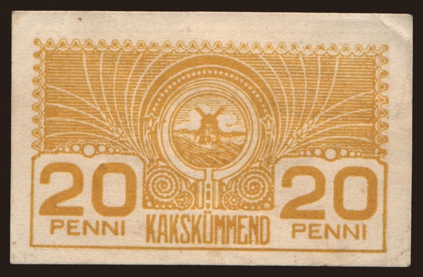20 penni, 1919