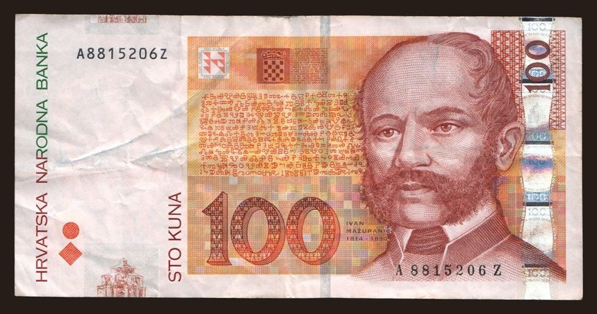 100 kuna, 2002