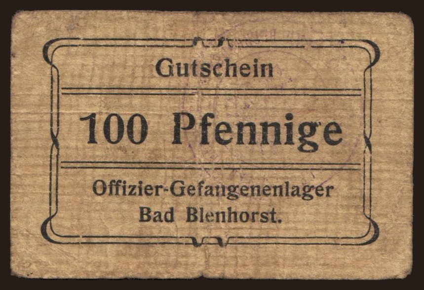 Bad Blenhorst, 100 Pfennig, 191?