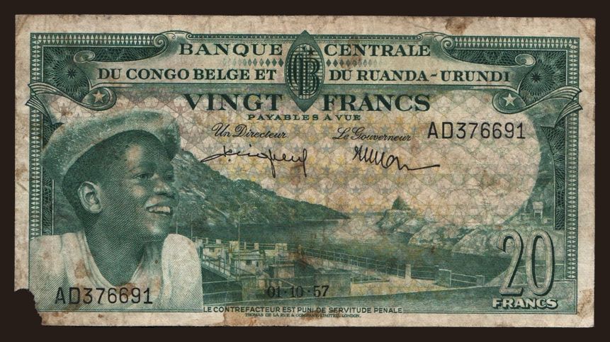 20 francs, 1959