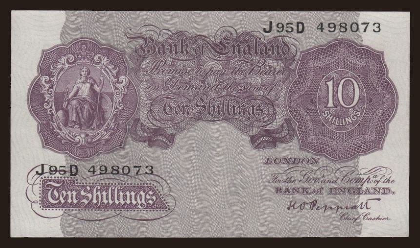 10 shillings, 1940