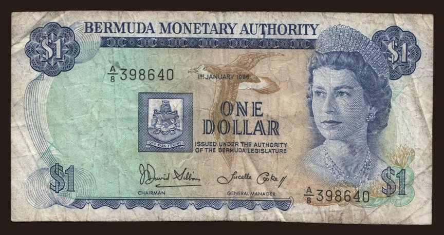 1 dollar, 1986