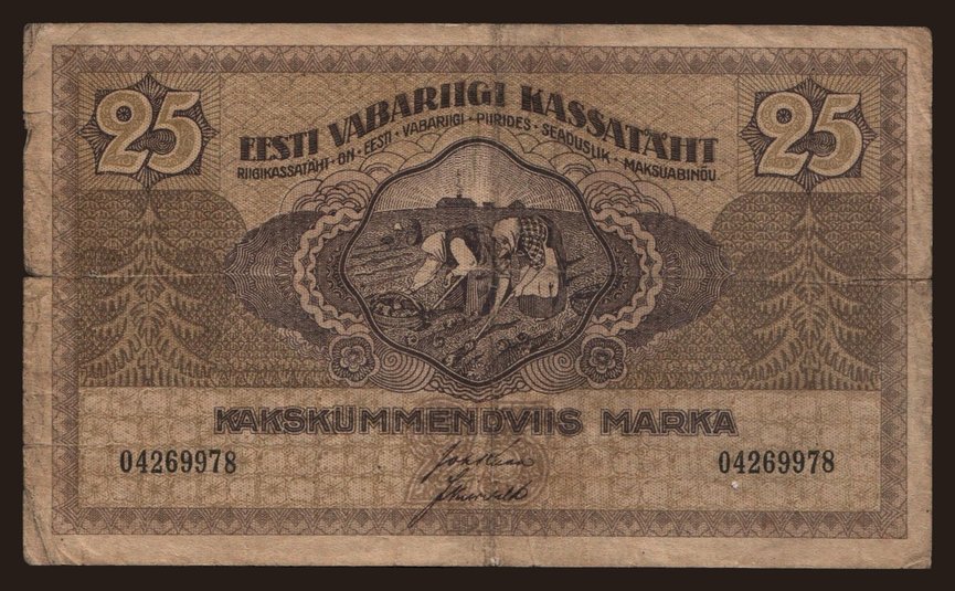 25 marka, 1919