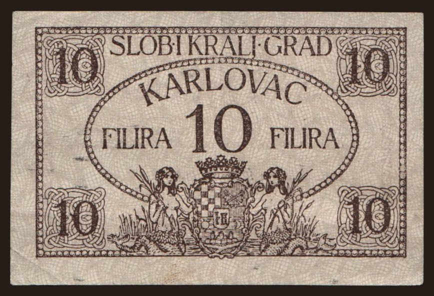 Karlovac, 10 filira, 1919