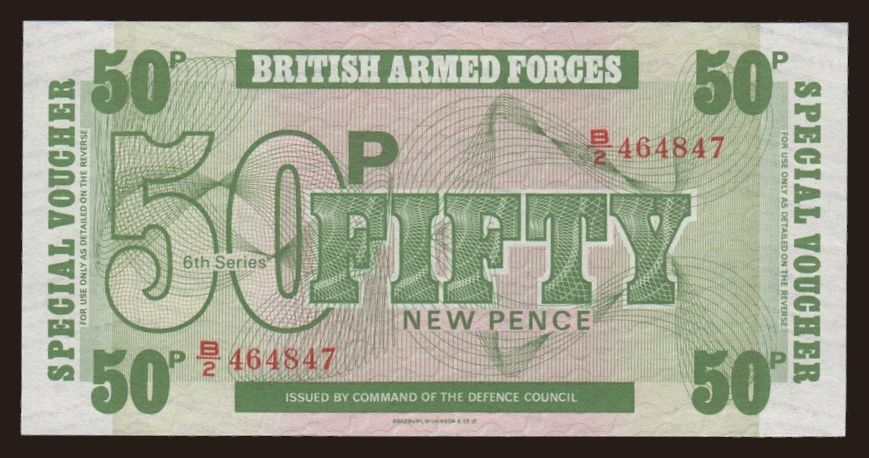 BAF, 50 pence, 1972
