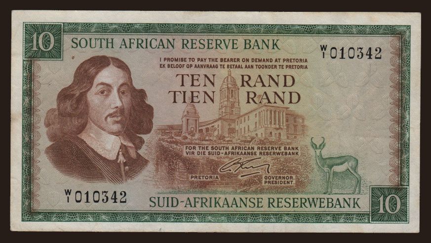 10 rand, 1966