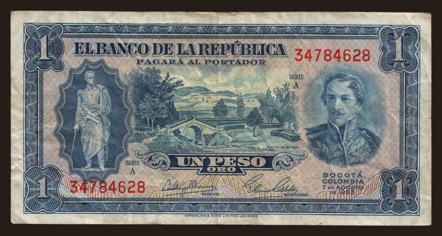 1 peso, 1953
