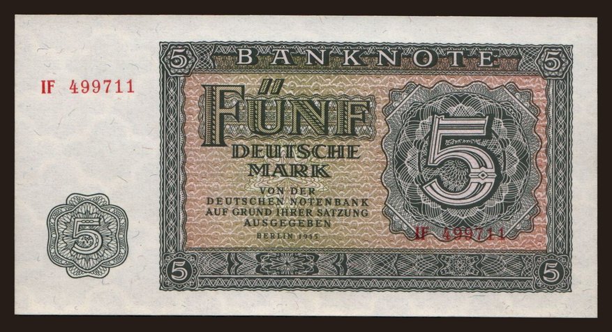 5 Mark, 1955