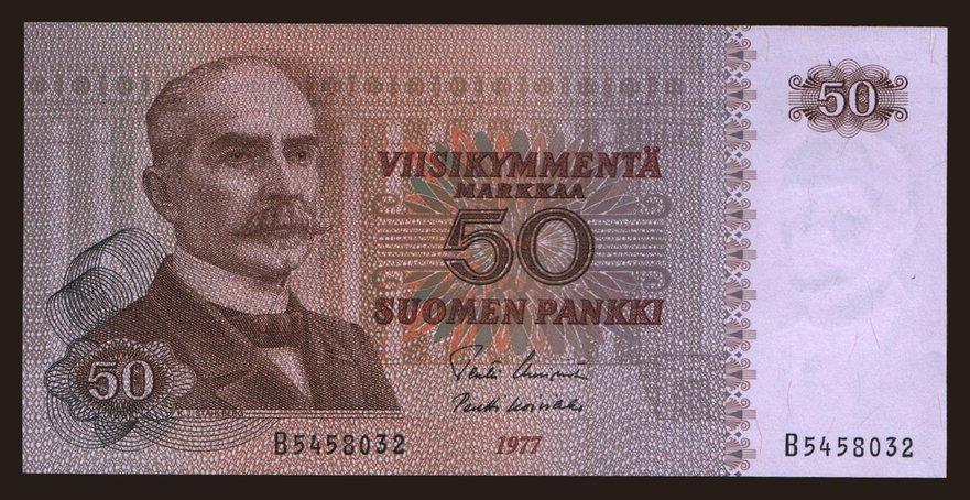 50 markkaa, 1977
