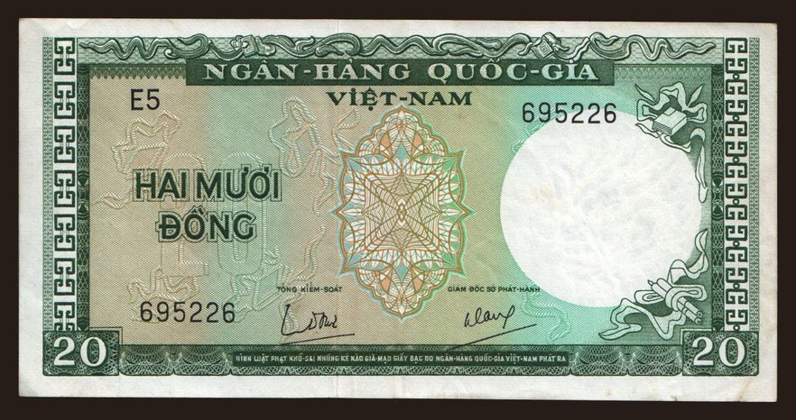 20 dong, 1964