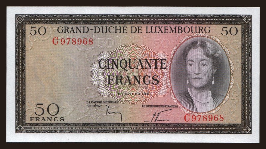 50 francs, 1961
