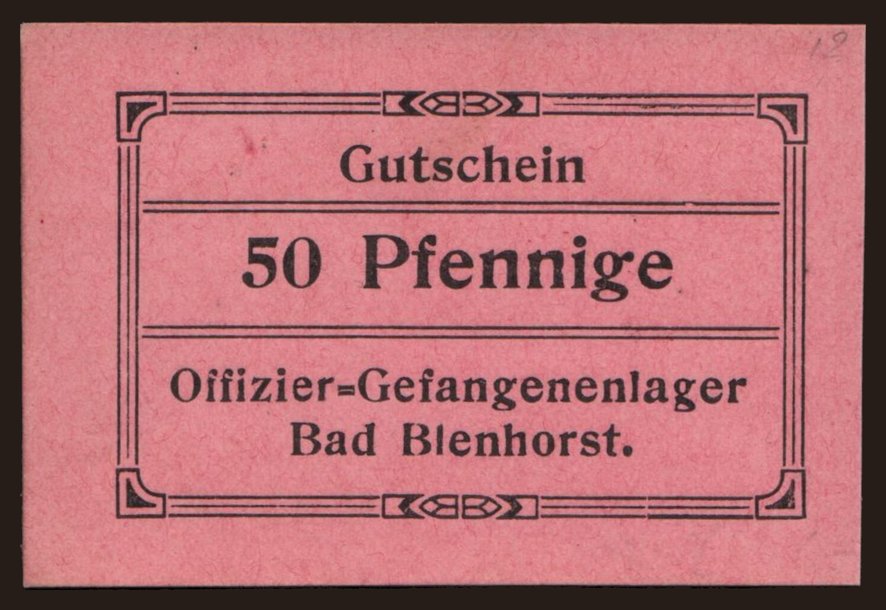 Bad Blenhorst, 50 Pfennig, 191?