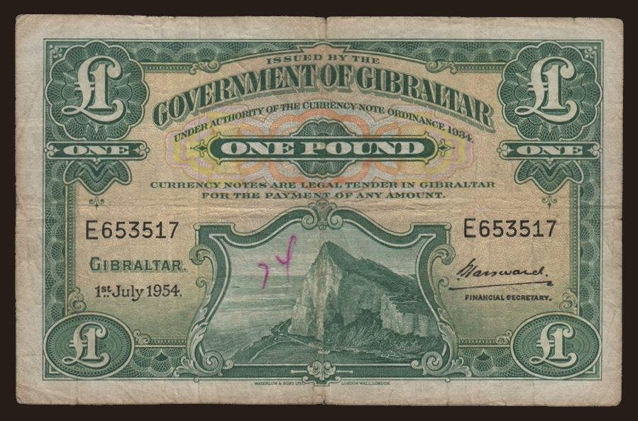 1 pound, 1954