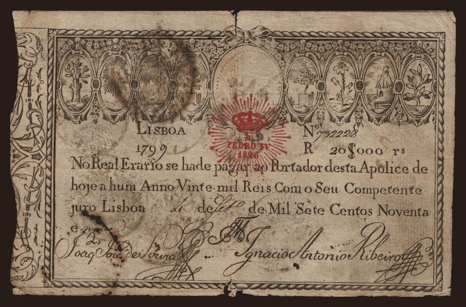 20.000 reis, 1799(1826)