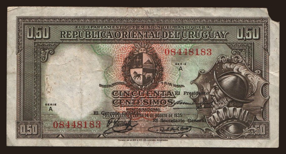 50 centesimos, 1935
