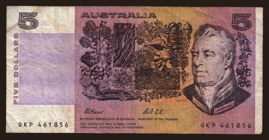 5 dollars, 1991
