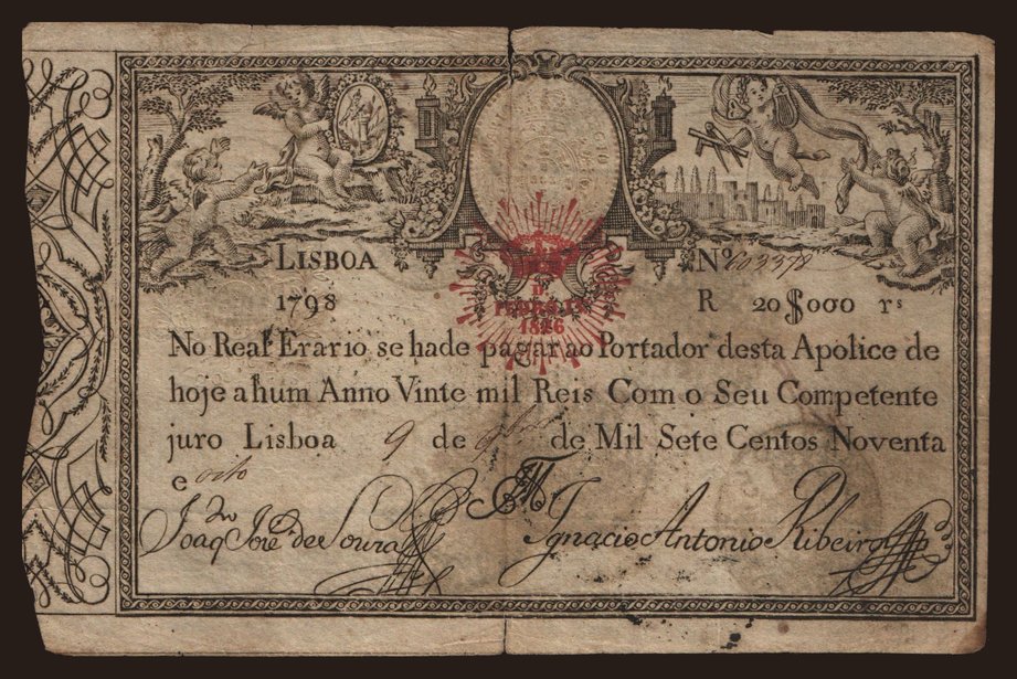 20.000 reis, 1798(1826)