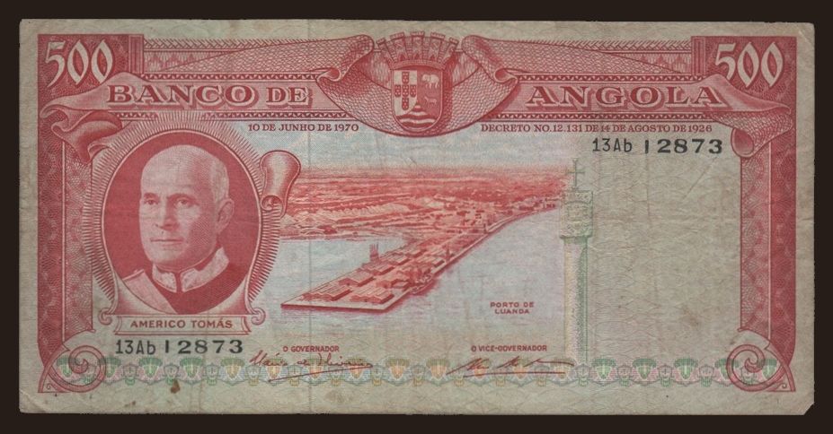 500 escudos, 1970