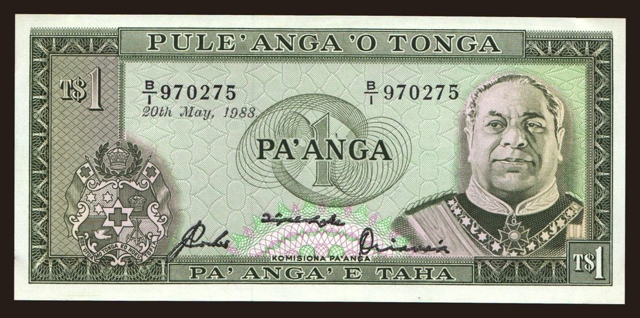 1 pa anga, 1988