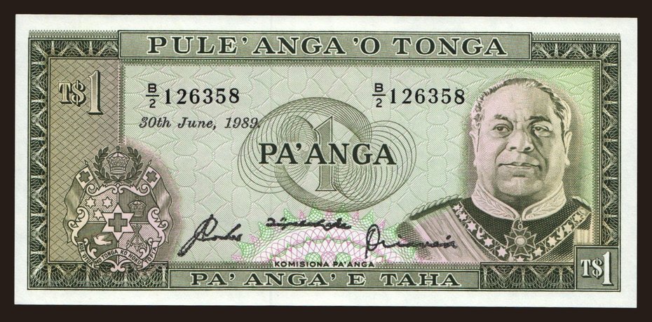 1 pa anga, 1989