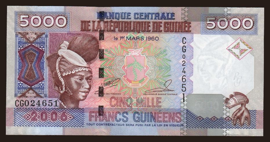 5000 francs, 2006
