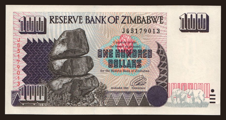 100 dollars, 1995